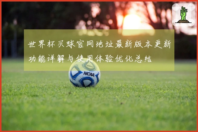 世界杯买球官网地址最新版本更新功能详解与使用体验优化总结