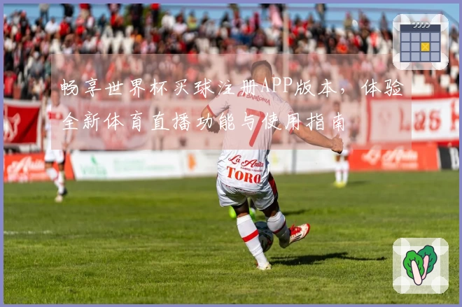 畅享世界杯买球注册APP版本,体验全新体育直播功能与使用指南